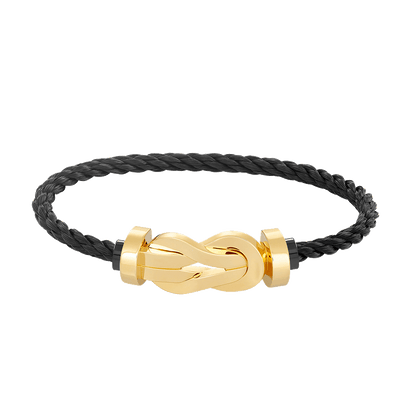 [Luna Brilliance]CHANCE LARGE 8 FIGURE BUCKLE NO DIAMOND BRACELET GOLD