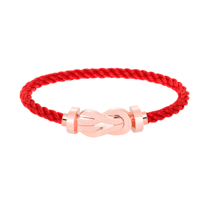 [Luna Brilliance]CHANCE LARGE 8 FIGURE BUCKLE NO DIAMOND BRACELET ROSE GOLD