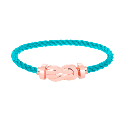 [Luna Brilliance]CHANCE LARGE 8 FIGURE BUCKLE NO DIAMOND BRACELET ROSE GOLD
