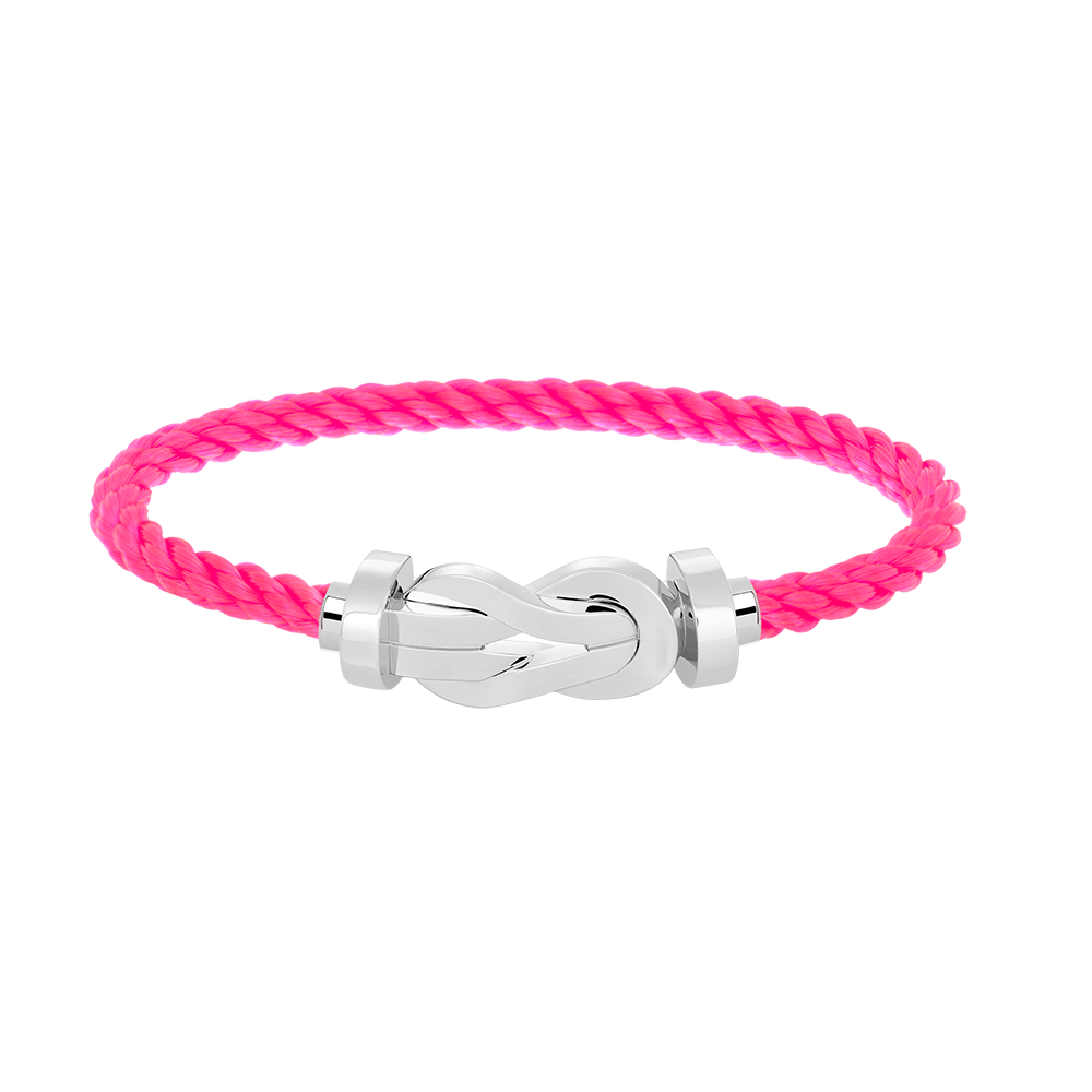 [Luna Brilliance]CHANCE LARGE 8 FIGURE BUCKLE NO DIAMOND BRACELET SILVER