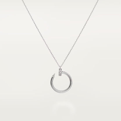 [Luna Brilliance] JUSTE NECKLACE HALF DIAMOND