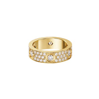 [Luna Brilliance] LOVE 5.5MM FULL-PAVE 6-DIAMOND RING
