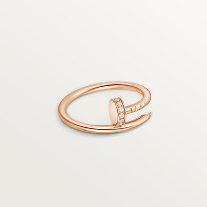 [Luna Brilliance] JUSTE 1.8MM HALF DIAMOND RING