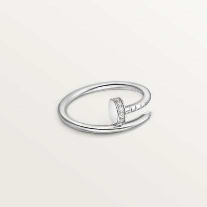 [Luna Brilliance] JUSTE 1.8MM HALF DIAMOND RING