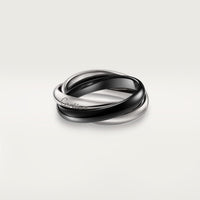 [Luna Brilliance] TRINITY 3.2MM RING BLACK CERAMIC
