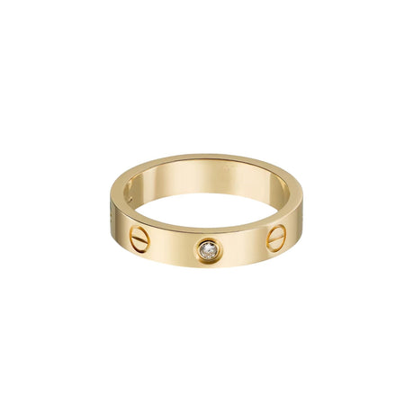 [Luna Brilliance] LOVE 4MM 1 DIAMOND RING