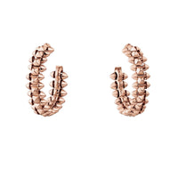 [Luna Brilliance] CLASH SMALL HOOP EARRINGS