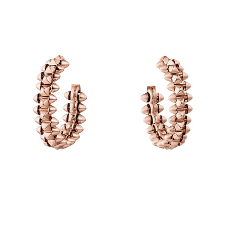 [Luna Brilliance] CLASH SMALL HOOP EARRINGS