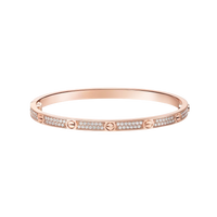 [Luna Brilliance] LOVE BRACELET 3.65MM DIAMOND-PAVED