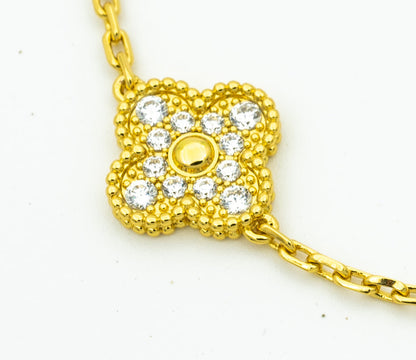 [Luna Brilliance] CLOVER 5 MOTIF LASER BRACELET COLLECTION
