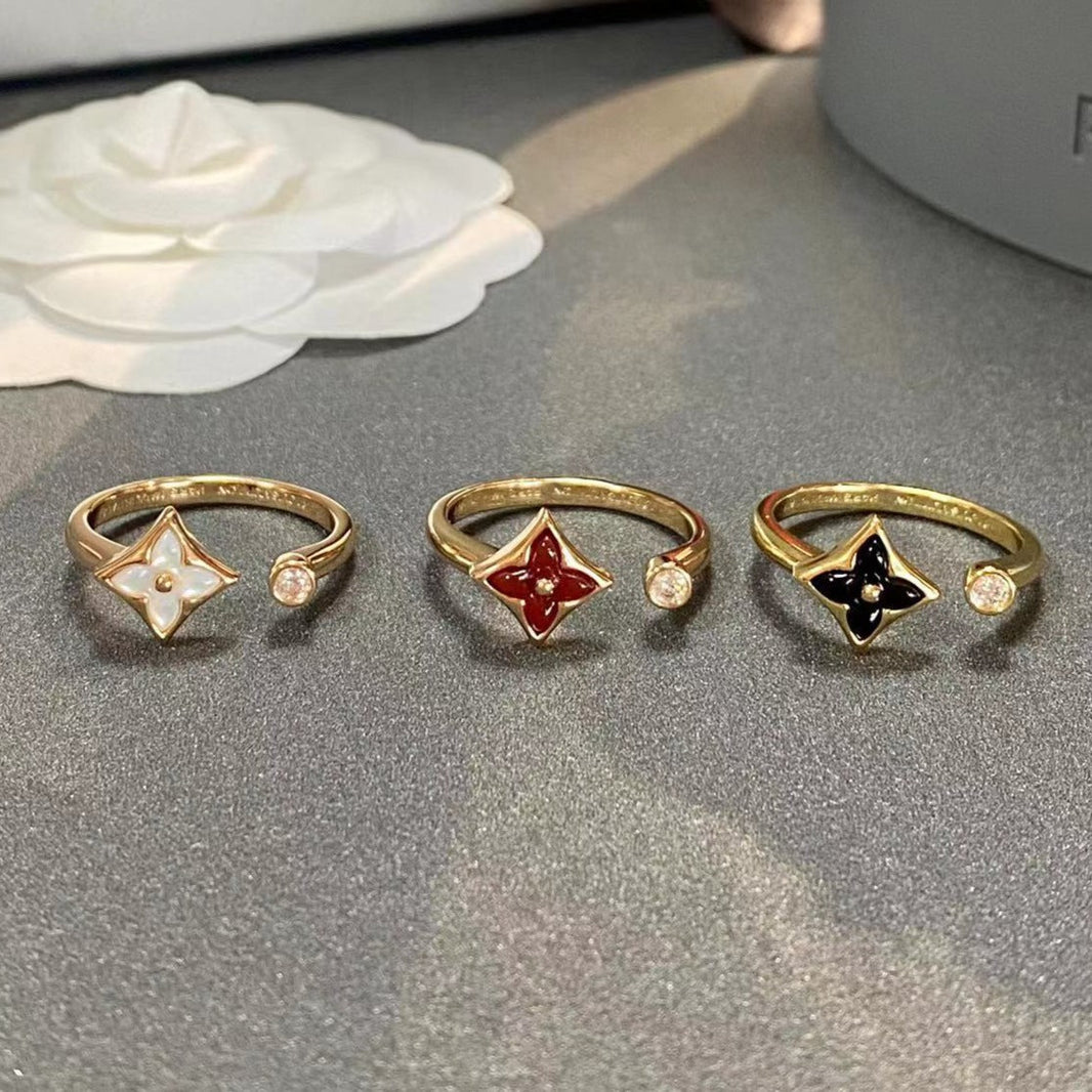 [Luna Brilliance]STAR 1 DIAMOND OPEN RING