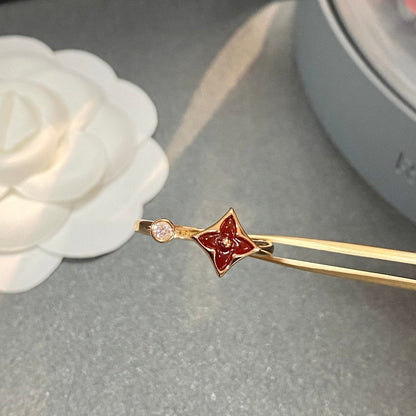 [Luna Brilliance]STAR 1 DIAMOND OPEN RING