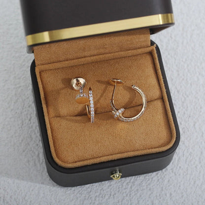[Luna Brilliance] JUSTE FULL DIAMOND SMALL EARRINGS