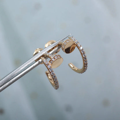 [Luna Brilliance] JUSTE FULL DIAMOND SMALL EARRINGS