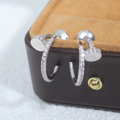 [Luna Brilliance] JUSTE FULL DIAMOND SMALL EARRINGS