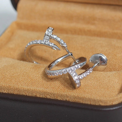 [Luna Brilliance] JUSTE FULL DIAMOND SMALL EARRINGS