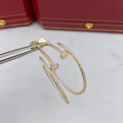 [Luna Brilliance] JUSTE FULL DIAMOND LARGE EARRINGS