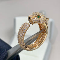 [Luna Brilliance]PANTHERE PINK GOLD DIAMOND RING