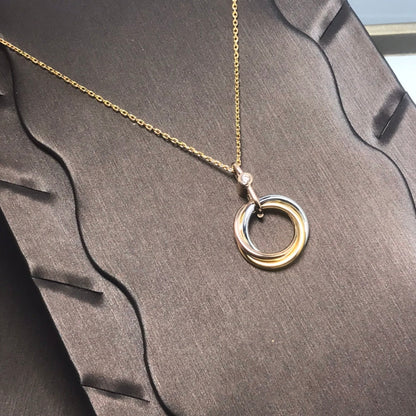 [Luna Brilliance] TRINITY  NECKLACE 1 DIAMOND