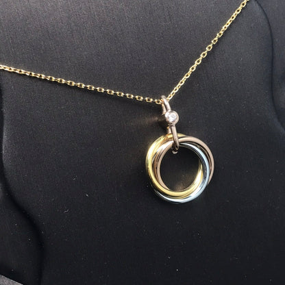 [Luna Brilliance] TRINITY  NECKLACE 1 DIAMOND