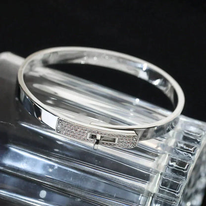 [Luna Brilliance]KELLY SILVER DIAMOND BRACELET