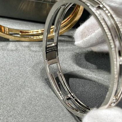 [Luna Brilliance]MOVE 10TH PAVED DIAMOND BRACELET