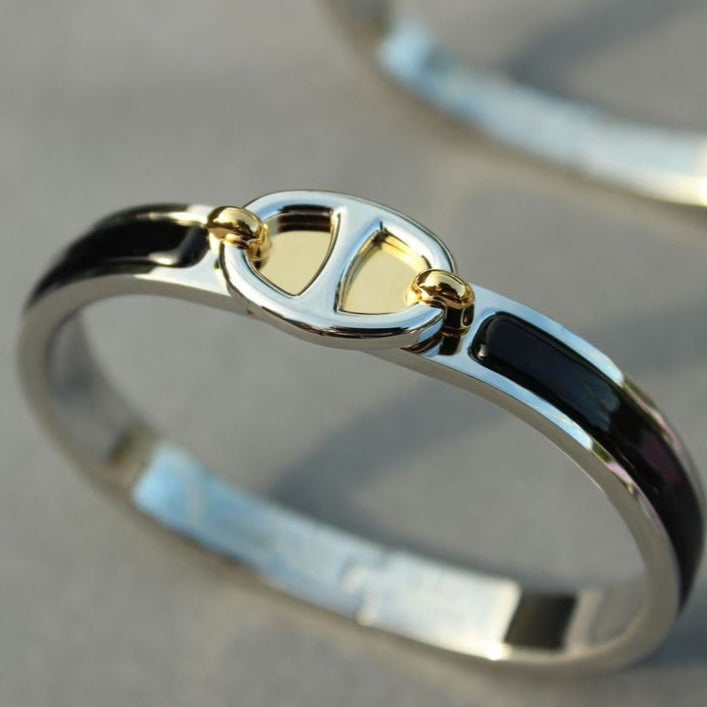 [Luna Brilliance]CLIC CHAINE SILVER BRACELET