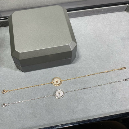 [Luna Brilliance]LUCKY MOVE DIAMOND PAVED BRACELET