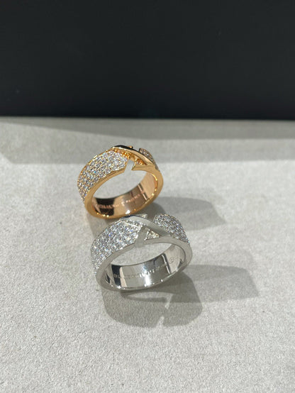 [Luna Brilliance]LIENS EVIDENCE  DIAMOND PAVED RING