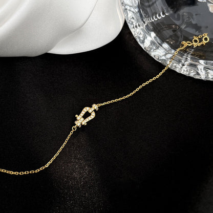 [Luna Brilliance]FORCE 10 FULL DIAMOND BUCKLE CHAIN LINK MINI MODEL