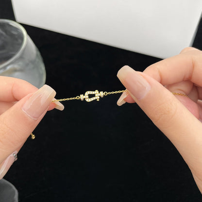[Luna Brilliance]FORCE 10 FULL DIAMOND BUCKLE CHAIN LINK MINI MODEL