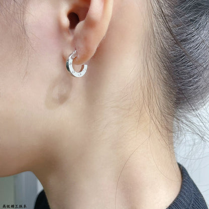 [Luna Brilliance]LOVE MINI EARRINGS