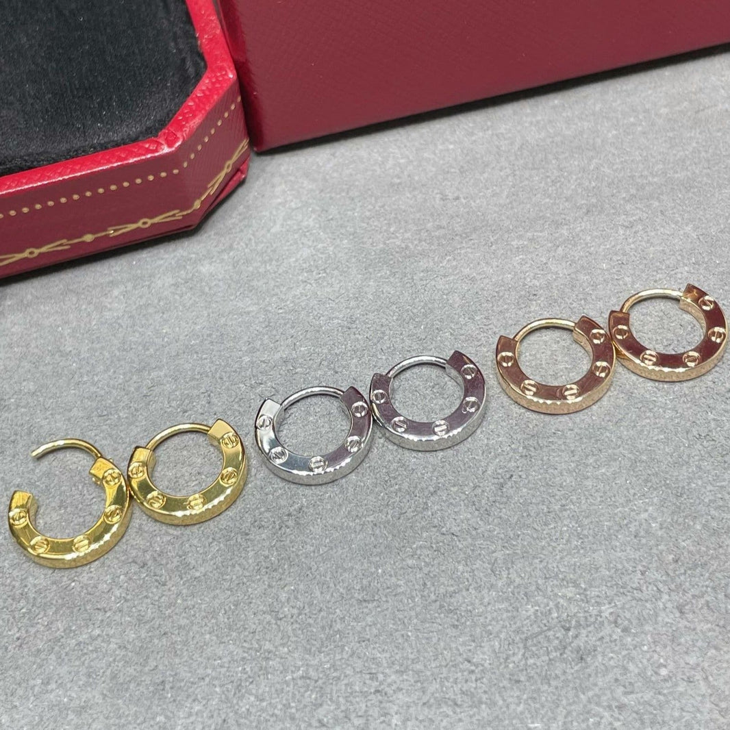 [Luna Brilliance] LOVE MINI EARRINGS