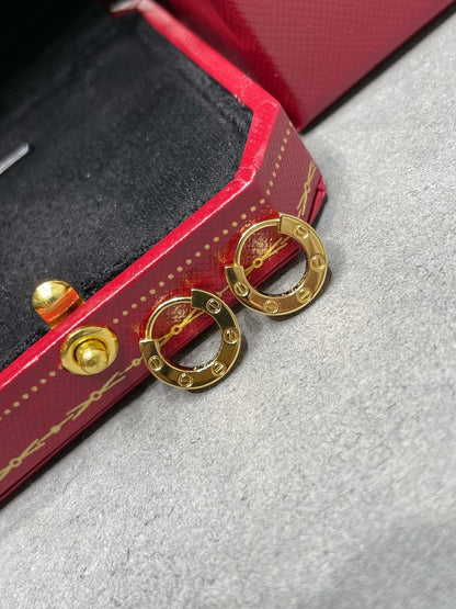 [Luna Brilliance]LOVE MINI EARRINGS