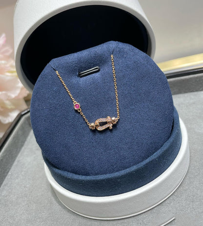 [Luna Brilliance]FORCE 10 DIAMOND CHAIN LINK PINK GOLD BRACELET