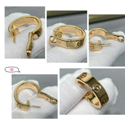 [Luna Brilliance] LOVE 5.5MM EARRINGS