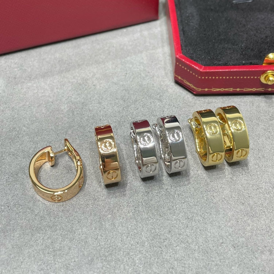[Luna Brilliance]LOVE 5.5MM EARRINGS