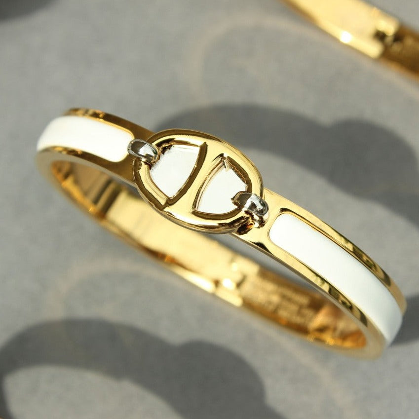 [Luna Brilliance]CLIC CHAINE GOLD BRACELET