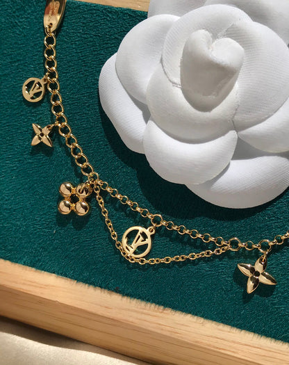 [Luna Brilliance]BLOOMING PINK GOLD MOP BRACELET