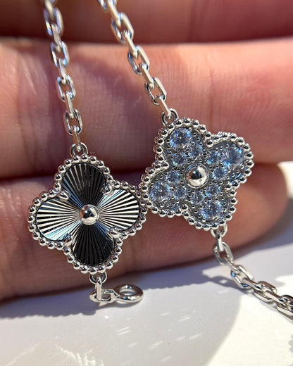 [Luna Brilliance] CLOVER 5 MOTIF LASER BRACELET COLLECTION