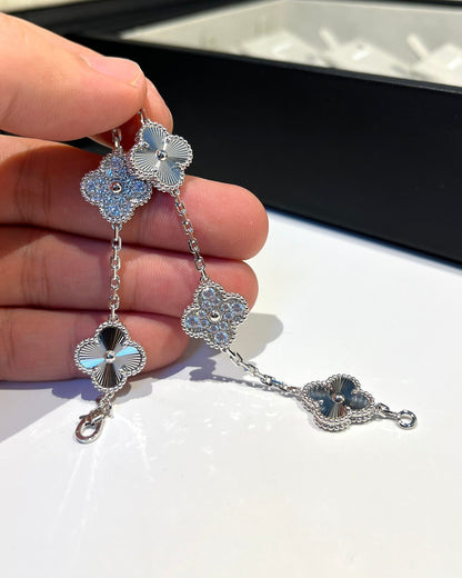 [Luna Brilliance] CLOVER 5 MOTIF LASER BRACELET COLLECTION