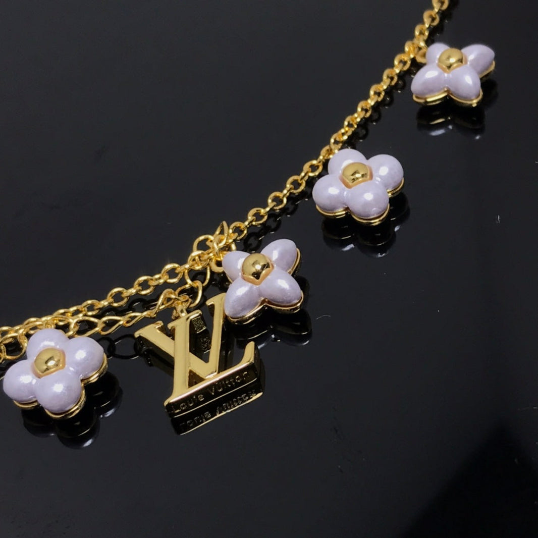 [Luna Brilliance]LOGO 6 MOTIF STAR AND SUN GOLD BRACELET