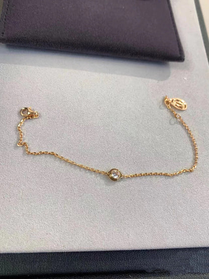 [Luna Brilliance]DAMOUR DIAMOND LINK BRACELET