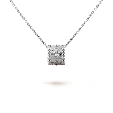 [Luna Brilliance]PERLEE PEDANT SIVLER DIAMOND NECKLACE