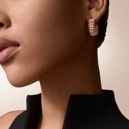 [Luna Brilliance] CLASH 9.2MM DOUBLE ROW EARRINGS