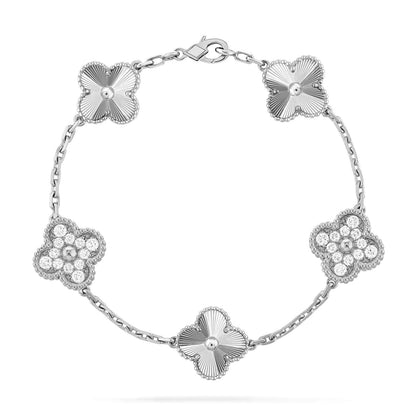[Luna Brilliance] CLOVER 5 MOTIF LASER BRACELET COLLECTION