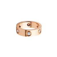 [Luna Brilliance] LOVE 5.5MM 6 DIAMOND RING