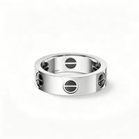 [Luna Brilliance] LOVE RING 5.5MM NO DIAMONDS  CERAMIC