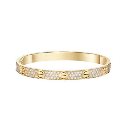 [Luna Brilliance] LOVE BRACELET 6.1MM DIAMOND-PAVED