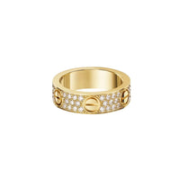 [Luna Brilliance] LOVE RING 5.5MM DIAMONDS PAVED